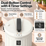 20L Heated Towel Warmer Bucket with Timer, Smart Electric Towel Warmer for Bathroom, Large Capacity Towel Heater with LED Display & Safety Lock – LiveFull