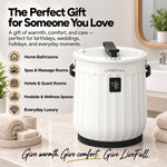 20L Heated Towel Warmer Bucket with Timer, Smart Electric Towel Warmer for Bathroom, Large Capacity Towel Heater with LED Display & Safety Lock – LiveFull