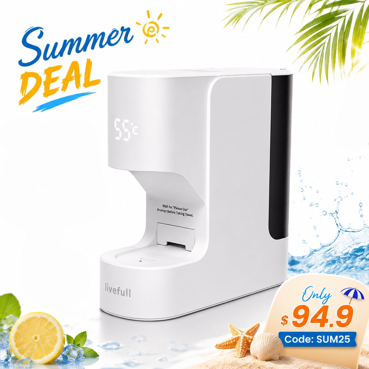 LIVEFULL Summer Towel Machine