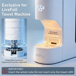 LiveFull Towel Refills for Hot Towel Warmer-60 / 120 / 180 /360 Pcs Options